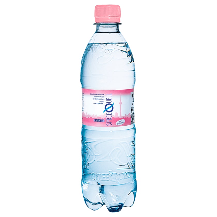 Spreequell Mineralwasser Naturell 0,5l